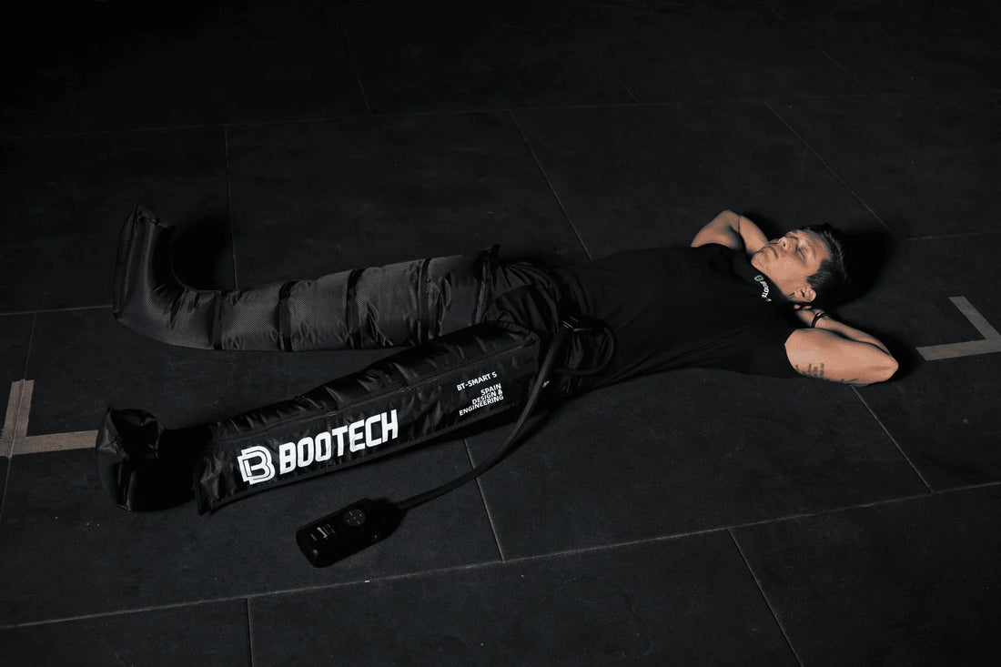 Presoterapia profesional para recuperación muscular y bienestar en casa con BOOTECH