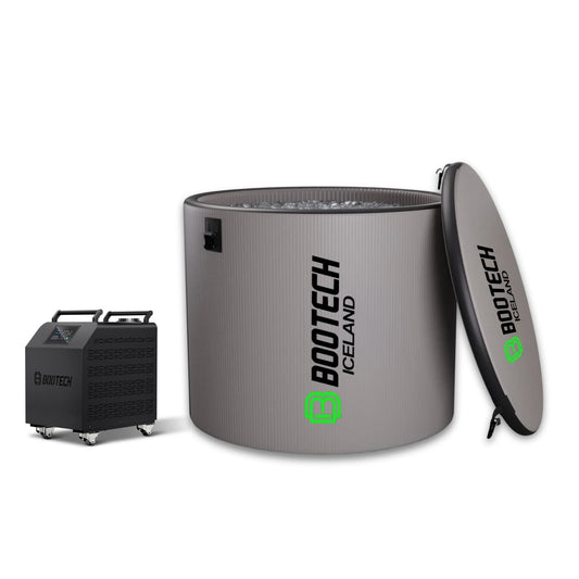 Baño de hielo Bootech Iceland con unidad de control para recuperación muscular y bienestar