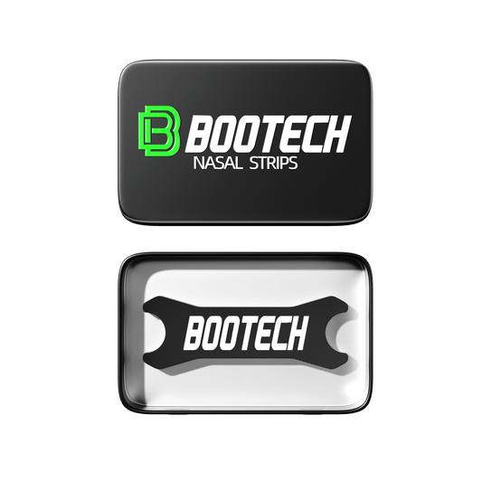 Caja negra de tiras nasales BOOTECH para recuperación deportiva y estética en casa